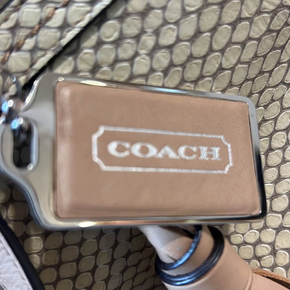 Coach Genuine Leather Python Shoulder Bag - image 5